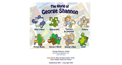 Desktop Screenshot of georgeshannonauthor.com